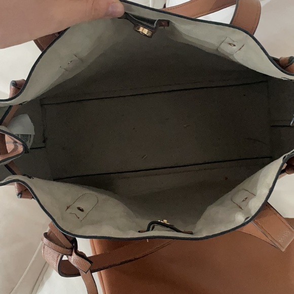 Cognac Leather Work Bag - Picture 4 of 4